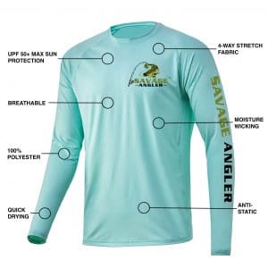 Savage Angler Classic Series Shirt Features