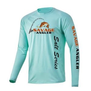 Savage Angler Classic Series Shirt_Seafoam