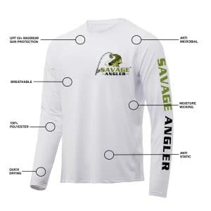 Savage Angler Performance Shirt Features