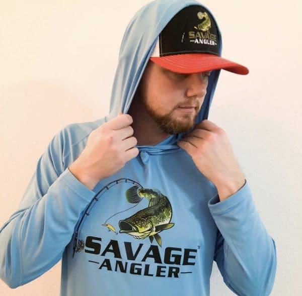 Savage Angler Bass Series Men's Long Sleeve Performance Hoodie » Savage  Angler