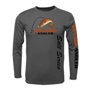 Savage Angler Salt Series Fishing Shirt_Charcoal