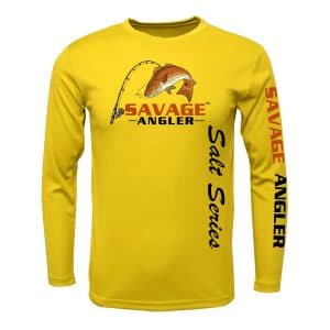 Savage Angler Salt Series Fishing Shirt_Gold