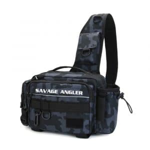 Savage Angler Tackle Bag_Blue Camouflage