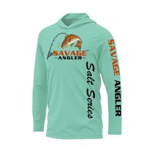 Savage Angler Salt Series Performance Hoodie_Seafoam