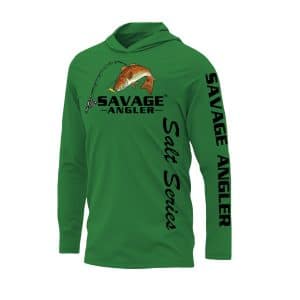 Savage Angler Salt Series Performance_Hoodie__Lime
