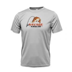 Savage Angler Salt Series Short Sleeve Shirt_Silver