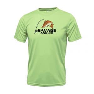Savage Angler Salt Series Short Sleeve Shirt_Olive