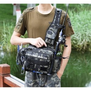Savage Angler Multifunctional Tactical Fishing Sling Tackle Bag - Image 8