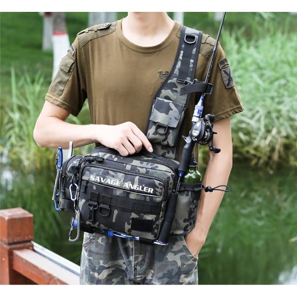 Savage Angler Multifunctional Tactical Fishing Sling Tackle Bag » Savage  Angler