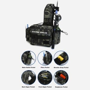 Savage Angler Multifunctional Tactical Fishing Sling Tackle Bag - Image 4