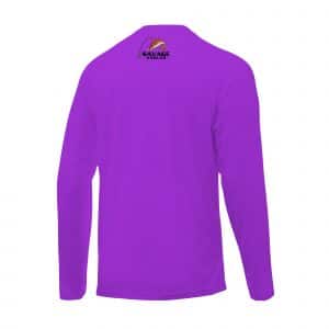 Savage Angler Salt Series Fishing Shirt_Electiric Purple_Back