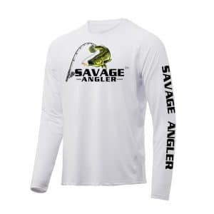 Savage Angler Classic Series Shirt_White