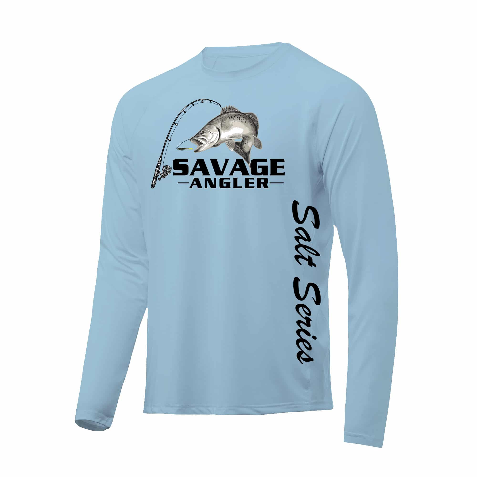 Savage Angler Salt Series Speckled Trout Men's Long Sleeve Performance Fishing  Shirt » Savage Angler