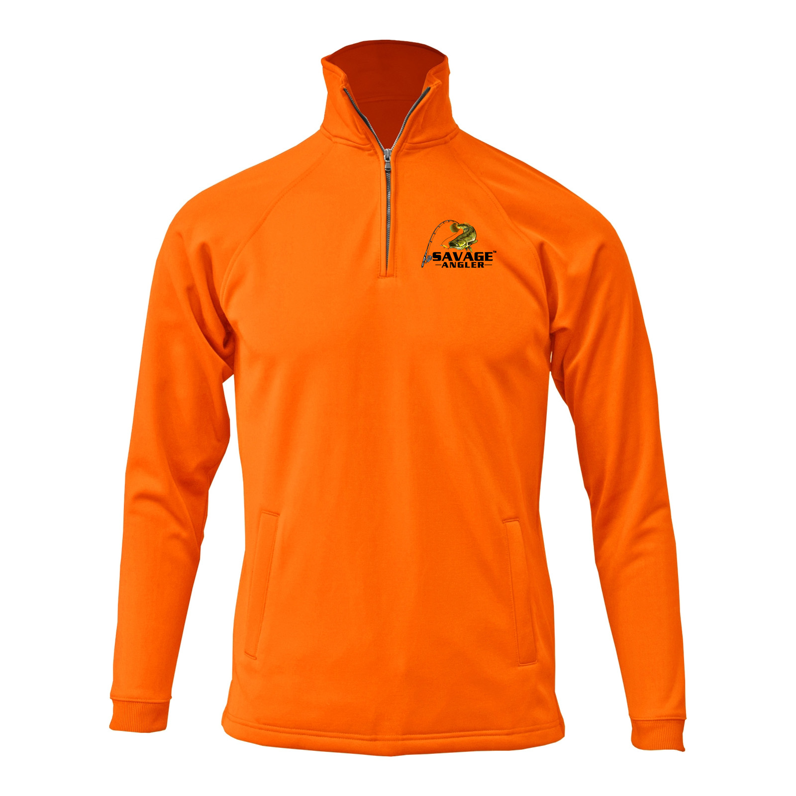 Savage Angler Quarter Zip (w/ Front Pockets) Performance Long