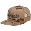 Savage Angler Fierce Camouflage 5-Panel Flat Bill Cap