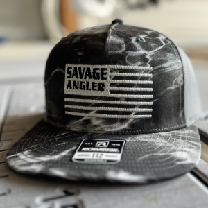 Savage Angler American Flag Patriot Cap