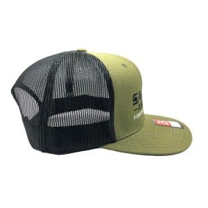 Savage Angler Fishing Products Flat Bill Fishing Cap - Loden/ Black
