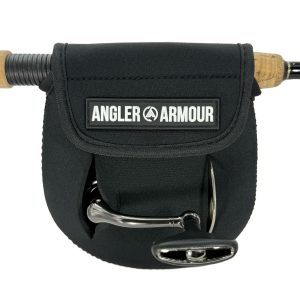 Angler Armour Neoprene Spinning Reel Cover_Black__