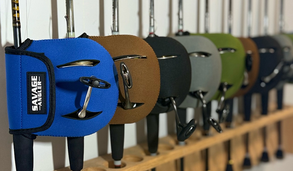 Savage Angler Neoprene Spinning Reel Covers