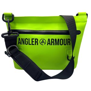 Angler Armour TideVault Pro Waterproof Wade Fishing Dry Bag 2L_TideGlow Chartreuse_