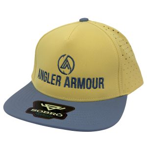 Angler Armour Breakwater Performance Fishing Hat_Sand:Salty Blue